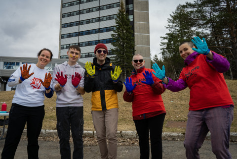 Des participantes et des participants au Give me Five du Cégep de Jonquière