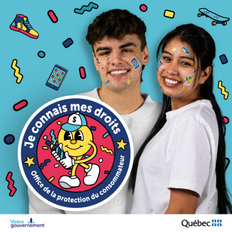 Visuel de la campagne Je connais mes droits.