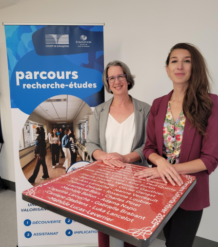 Sonia Dussault et Anne-Marie Pilote