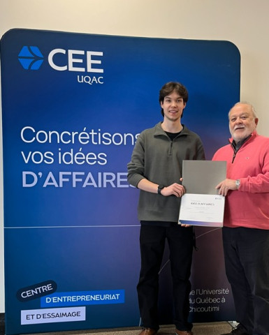 Evan Poulin-Morel et Louis Dussault